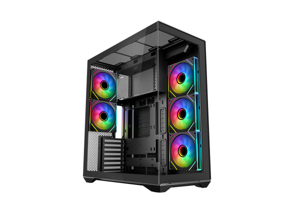 SAMA V Cool Black Steel / Tempered Glass USB3.0/Type C ATX Full Tower Gaming