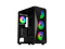 Sama 3313 Black USB3.0 Tempered Glass ATX Tower Gaming Computer Case w/ 4 x