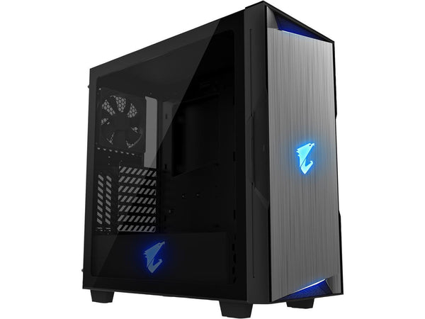 GIGABYTE AORUS C300 Glass ATX Gaming Case, Tinted Tempered Glass, RGB Fusion