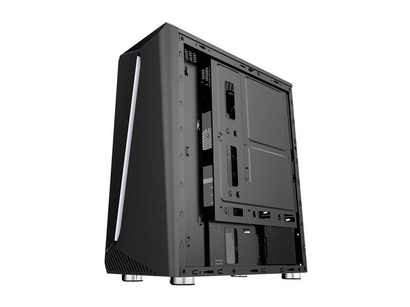 Bgears b-Vigor RGB Black Steel / Plastic / Tempered Glass ATX Mid Tower Computer