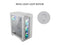 MSI MPG GUNGNIR 110R White Premium Mid-Tower PC Gaming Case - Tempered
