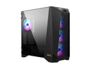 MSI MEG PROSPECT 700R Black Steel / Tempered Glass ATX Mid Tower Cases - 4 ARGB