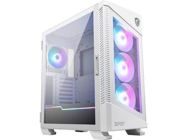 MSI MPG VELOX 100R White SPCC Steel / Laminated Tempered Glass ATX Mid Tower