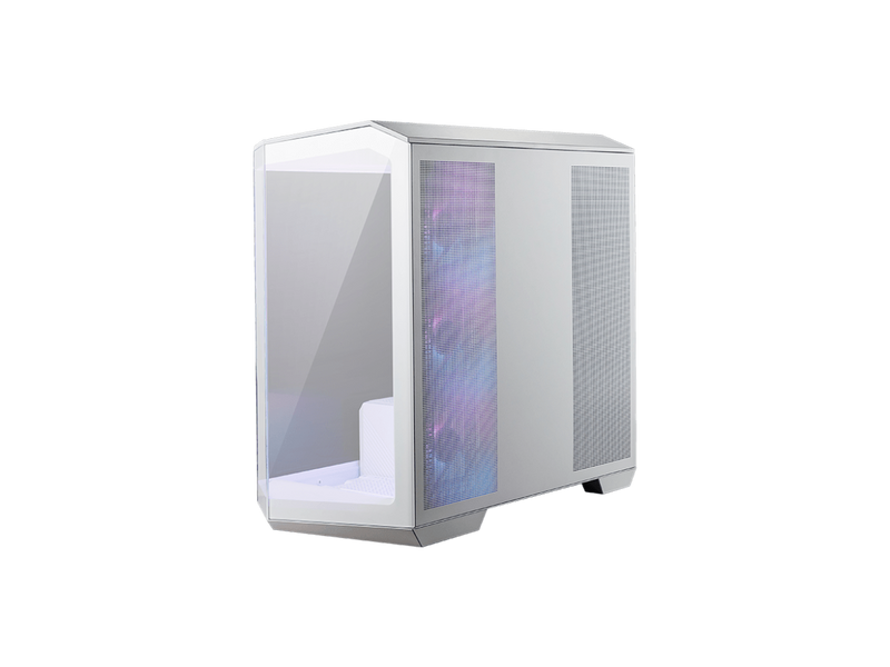 MSI MAG PANO M100R PZ WHITE Micro ATX Gaming Case, Support Back-Connect