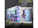 MSI MAG PANO M100R PZ WHITE Micro ATX Gaming Case, Support Back-Connect