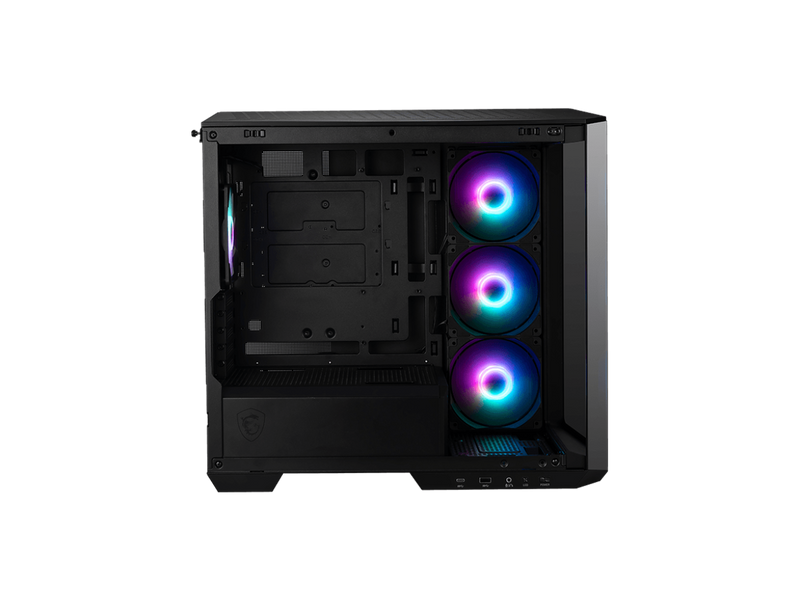 MSI MAG PANO M100R PZ Black Micro ATX Gaming Case, Support Back-Connect