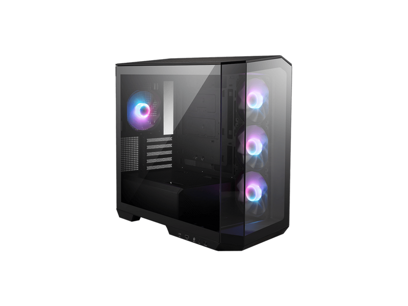 MSI MAG PANO M100R PZ Black Micro ATX Gaming Case, Support Back-Connect