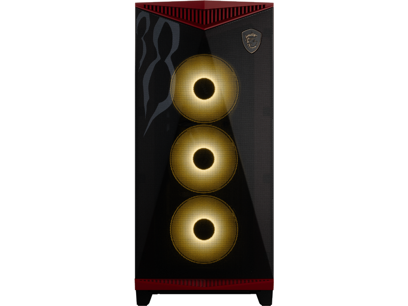 MSI MPG GUNGNIR 300 MONSTER HUNTER EDITION Black / Red Mid Tower Computer Case
