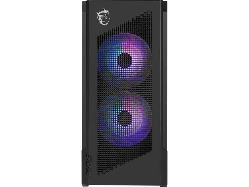 MSI MPG Velox 300R Airflow PZ - Mid-Tower Gaming PC Case - Tempered Glass Side