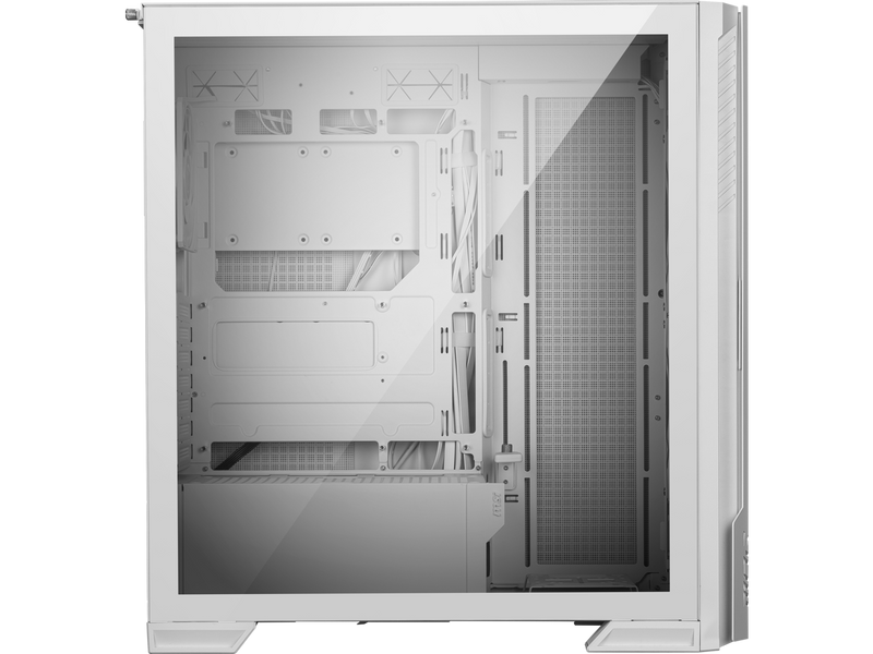 MSI MPG Velox 300R Airflow PZ White - Mid-Tower Gaming PC Case - Tempered Glass