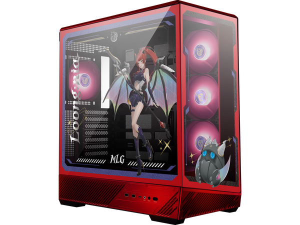 MSI PANO 130R MLG EDITION - ATX Mid-Tower Gaming PC Case - 270-degree Tempered