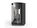 darkFlash DY470 Black Steel / Tempered Glass ATX Black chassis ,0.8mm SPCC Case