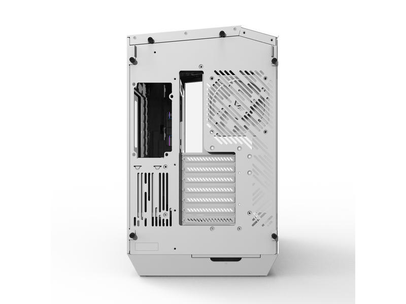 darkFlash DY470 White Steel / Tempered Glass ATX Black chassis ,0.8mm SPCC Case