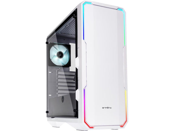 BitFenix Enso White, ATX Case Tempered Glass, Alchemy 3.0 Addressable