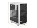 Fractal Design Meshify 2 Compact White TG Clear Tint - Mid-Tower - White