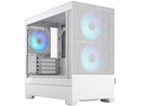 Fractal Design Pop Mini Air RGB White TG mATX High-Airflow Clear Tempered Glass