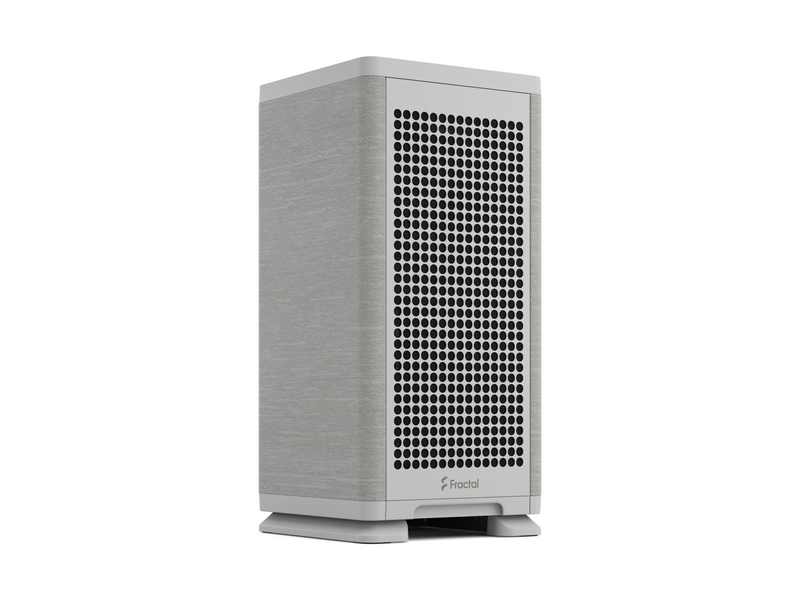 Fractal Design Mood Light Gray Mini-ITX Small Form Factor PC Case with PCIe 4.0