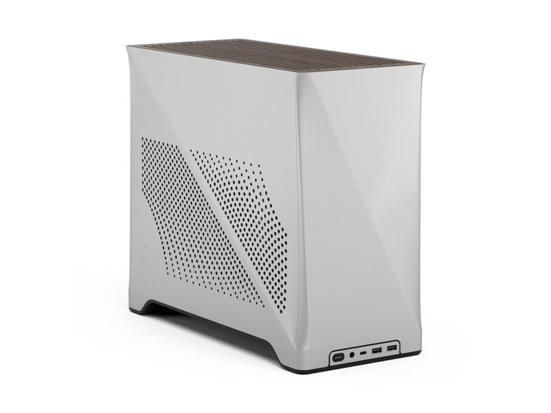 Fractal Design Era 2 Silver Anodized Aluminum/Steel Mini-ITX Compact Small Form