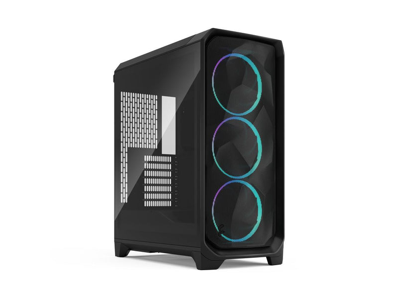 Fractal Design Meshify 3 RGB ATX mATX Mid Tower PC Case - Black Chassis with