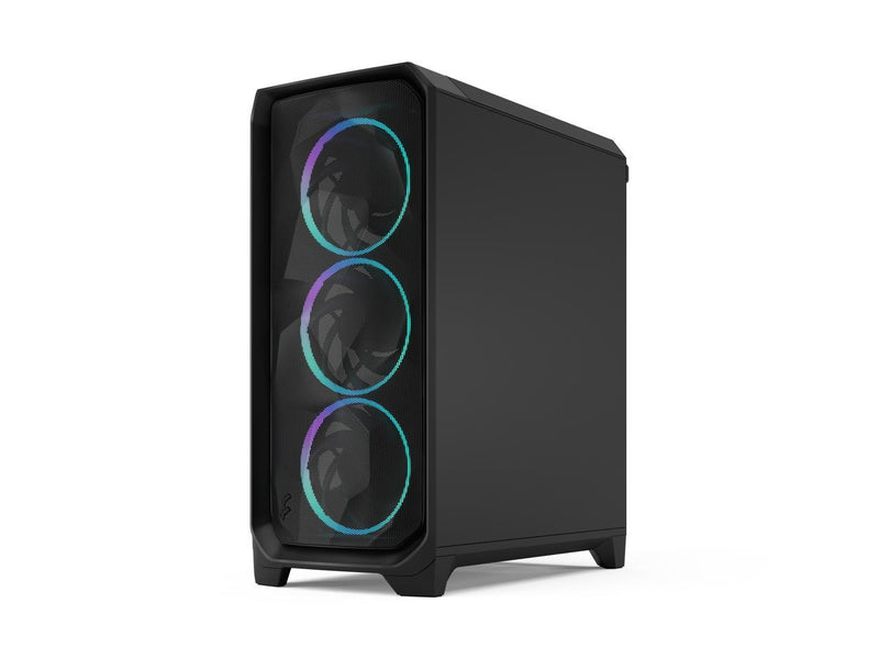 Fractal Design Meshify 3 RGB ATX mATX Mid Tower PC Case - Black Chassis with