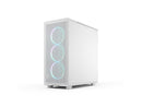 Fractal Design Epoch White RGB - Tempered Glass Clear Tint- High Airflow PC