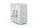 Fractal Design Epoch XL White RGB - Tempered Glass Clear Tint - High Airflow PC