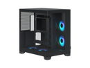 Fractal Design Pop 2 Vision Black RGB - Dual-Chamber PC Gaming Case - Front and