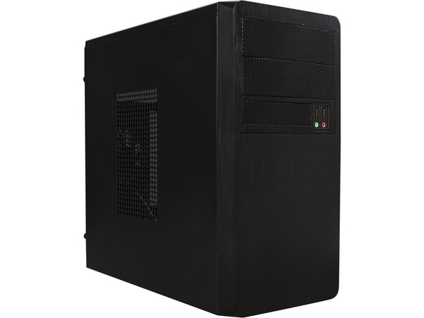 DIYPC M88-BK Black SECC Micro ATX Mini Tower Computer Case with Dual Fans