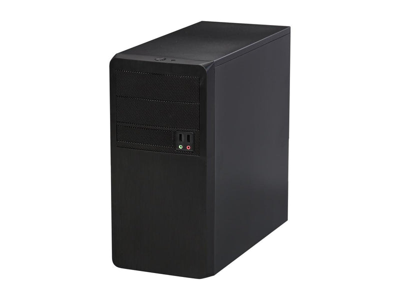 DIYPC M88-BK Black SECC Micro ATX Mini Tower Computer Case with Dual Fans