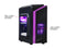 DIYPC DIY-F2-P Black / Purple SPCC Micro ATX Mini Tower Computer Case