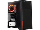 DIYPC M28-TG Black USB3.0 Steel/ Tempered Glass ATX Mid Tower Gaming Computer