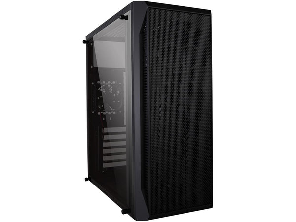 DIYPC DIY-S07 Black Steel ATX USB3.0 Mid Tower Computer Case w 4 x 120mm Black