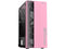 DIYPC DIY-S08-Pink Pink Steel / Tempered Glass ATX Mid Tower Computer Case
