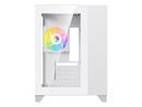 DIYPC ARGB-Q3.v2-W White USB3.0 Tempered Glass Micro ATX Gaming Computer Case w/