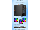 DIYPC ARGB-N1-BK Black USB3.0 /Type C Micro ATX Gaming Computer Case w/