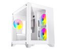 DIYPC ARGB-Q3.R2-W White USB3.0 / Type C Tempered Glass Micro ATX Gaming