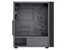 DIYPC DIY-S03-ARGB Black USB3.0 Steel/ Tempered Glass ATX Mid Tower Gaming