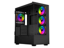 DIYPC ARGB-Q18.V2-BK Black USB3.0 ATX Mid Tower Gaming Computer Case w/ Dual
