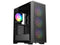 DIYPC DIY-F08-BK Black USB3.0 Tempered Glass ATX Gaming Computer Case w/ 4 x