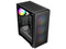 DIYPC DIY-F08-BK Black USB3.0 Tempered Glass ATX Gaming Computer Case w/ 4 x