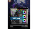 DIYPC  Vanguard-F1-BK -Black Dual USB3.0 and Type C Tempered Glass ATX Full
