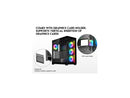 DIYPC  Vanguard-F2-BK -Black Dual USB3.0 and Type C Tempered Glass ATX Full