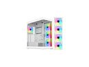 DIYPC  Vanguard-F2-W -White Dual USB3.0 and Type C Tempered Glass ATX Full Tower