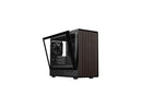 DIYPC DIY-mATX06-Wood Black USB3.0 /Type C Micro ATX Mid Tower Gaming Computer