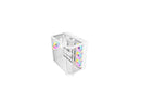 DIYPC ARGB-N8-W White Dual USB3.0/ 1 xType C Tempered Glass ATX Gaming Computer