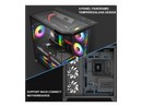 DIYPC ARGB-N8-BK Black Dual USB3.0/ 1 xType C Tempered Glass ATX Gaming Computer