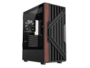 DIYPC DIY-G18-WD Black USB3.0 /Type C ATX Mid Tower Gaming Computer Case w/