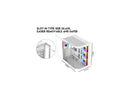 DIYPC ARGB-N3-W White USB3.0/ Type C Tempered Glass E-ATX /ATX Dual Chamber