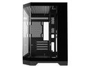 DIYPC DIY-CUBE03-BK Black Dual USB3.0 Tempered Glass Micro ATX Gaming Computer