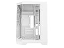 DIYPC DIY-CUBE03-W White Dual USB3.0 Tempered Glass Micro ATX Gaming Computer
